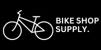 Bike Shop Supply Logo Black Background